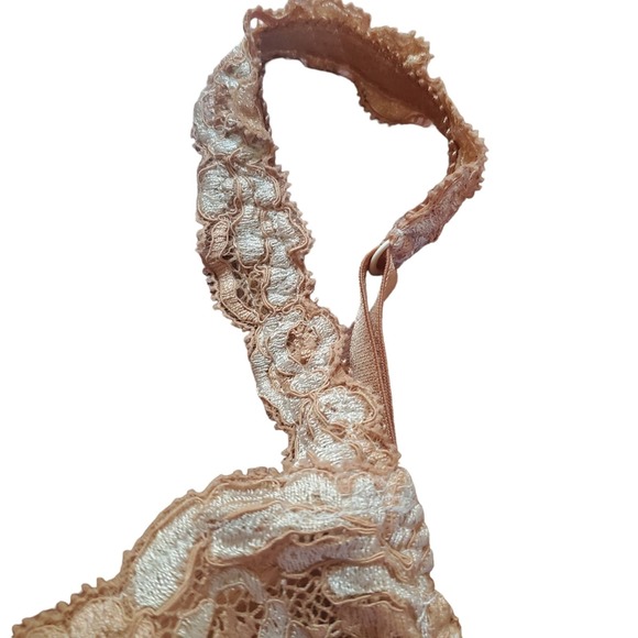 La Perla Lace Underwire Bra Ornate Size 3 / 36 Band B / C Cup Made in Italy - Picture 2 of 14